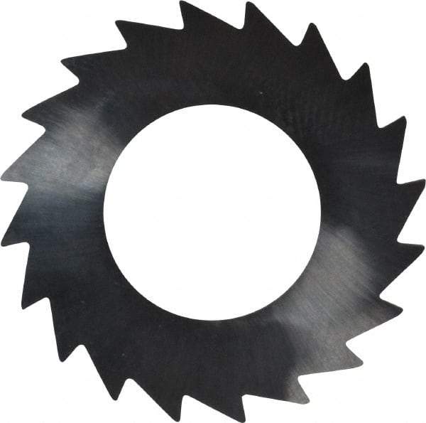 Made in USA - 1" Diam x 0.0313" Blade Thickness x 1/2" Arbor Hole Diam, 20 Tooth Slitting and Slotting Saw - Arbor Connection, Solid Carbide, Concave Ground - Exact Tool & Supply