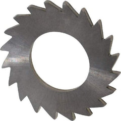 Made in USA - 1" Diam x 1/16" Blade Thickness x 1/2" Arbor Hole Diam, 20 Tooth Slitting and Slotting Saw - Arbor Connection, Solid Carbide, Concave Ground - Exact Tool & Supply