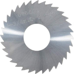 Made in USA - 1-3/4" Diam x 1/16" Blade Thickness x 5/8" Arbor Hole Diam, 32 Tooth Slitting and Slotting Saw - Arbor Connection, Solid Carbide, Concave Ground - Exact Tool & Supply