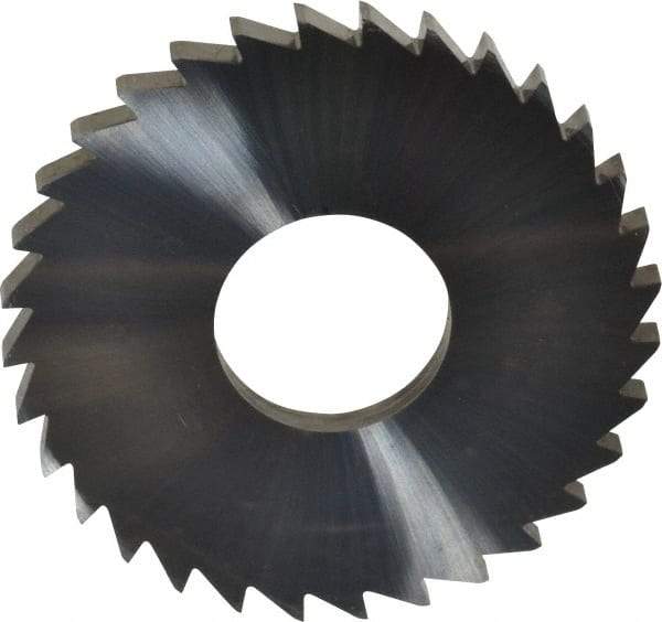 Made in USA - 1-3/4" Diam x 1/8" Blade Thickness x 5/8" Arbor Hole Diam, 32 Tooth Slitting and Slotting Saw - Arbor Connection, Solid Carbide, Concave Ground - Exact Tool & Supply