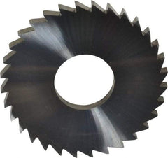 Made in USA - 1-3/4" Diam x 1/8" Blade Thickness x 5/8" Arbor Hole Diam, 32 Tooth Slitting and Slotting Saw - Arbor Connection, Solid Carbide, Concave Ground - Exact Tool & Supply