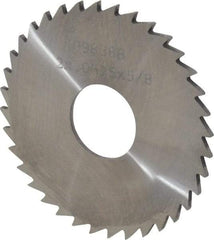 Made in USA - 2" Diam x 1/16" Blade Thickness x 5/8" Arbor Hole Diam, 36 Tooth Slitting and Slotting Saw - Arbor Connection, Uncoated, Solid Carbide, Concave Ground - Exact Tool & Supply