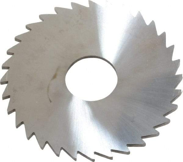 Made in USA - 1-3/4" Diam x 1/16" Blade Thickness x 1/2" Arbor Hole Diam, 32 Tooth Slitting and Slotting Saw - Arbor Connection, Solid Carbide, Concave Ground - Exact Tool & Supply