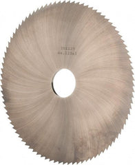 Made in USA - 6" Diam x 1/8" Blade Thickness x 1" Arbor Hole Diam, 120 Tooth Slitting and Slotting Saw - Arbor Connection, Solid Carbide, Concave Ground - Exact Tool & Supply