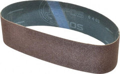 Made in USA - 2" Wide x 18-15/16" OAL, 60 Grit, Aluminum Oxide Abrasive Belt - Aluminum Oxide, Medium, Coated - Exact Tool & Supply