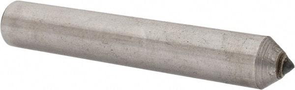 Value Collection - 1 Carat Single Point Diamond Dresser - 3" Shank Length x 1/2" Shank Diam, Up to 6" Concave Radius, Up to 1-1/2" Convex Radius - Exact Tool & Supply