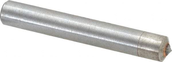 Made in USA - 3/4 Carat Single Point Diamond Dresser - 3" Long x 7/16" Shank Diam - Exact Tool & Supply