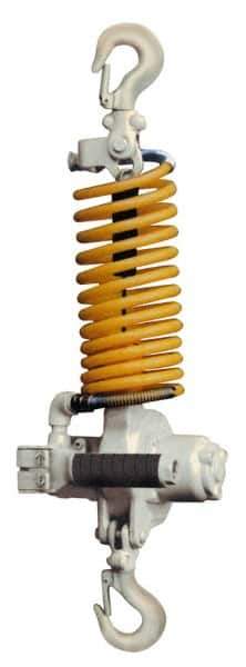 Coffing - 300 Lb Load Limit, 6-1/2' Max Height Air Chain Hoist - 36 FPM Lift Speed, - Exact Tool & Supply
