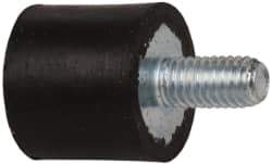 Tech Products - 18 Lb Capacity, 10-32 Plate/Stud Vibration Isolator - 9/16" Diam, 1/2" High - Exact Tool & Supply
