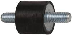 Tech Products - 16 Lb Capacity, 10-32 Stud/Stud Vibration Isolator - 9/16" Diam, 1/2" High - Exact Tool & Supply