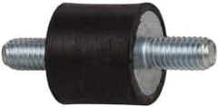 Tech Products - 16 Lb Capacity, 10-32 Stud/Stud Vibration Isolator - 9/16" Diam, 1/2" High - Exact Tool & Supply