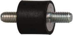 Tech Products - 18 Lb Capacity, 10-32 Stud/Stud Vibration Isolator - 9/16" Diam, 1/2" High - Exact Tool & Supply