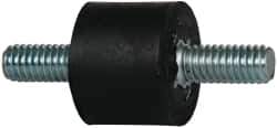Tech Products - 44 Lb Capacity, 5/16-18 Stud/Stud Vibration Isolator - 1" Diam, 3/4" High - Exact Tool & Supply