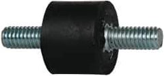 Tech Products - 44 Lb Capacity, 5/16-18 Stud/Stud Vibration Isolator - 1" Diam, 3/4" High - Exact Tool & Supply