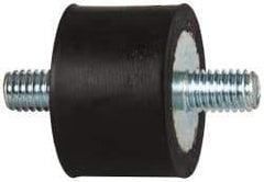 Tech Products - 135 Lb Capacity, 3/8-16 Stud/Stud Vibration Isolator - 1-1/2" Diam, 1" High - Exact Tool & Supply