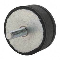 Tech Products - 760 Lb Capacity, 1/2-13 Plate/Stud Vibration Isolator - 3-1/8" Diam, 1-1/2" High - Exact Tool & Supply