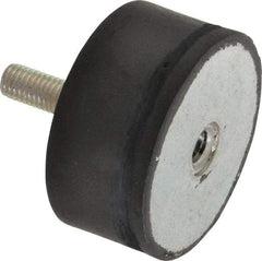 Tech Products - 980 Lb Capacity, 1/2-13 Plate/Stud Vibration Isolator - 3-1/8" Diam, 1-1/2" High - Exact Tool & Supply