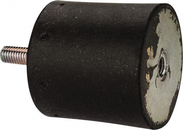 Tech Products - 690 Lb Capacity, 1/2-13 Plate/Stud Vibration Isolator - 3-1/8" Diam, 3" High - Exact Tool & Supply
