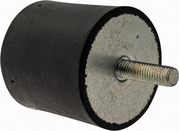 Tech Products - 1190 Lb Capacity, 1/2-13 Plate/Stud Vibration Isolator - 3-1/8" Diam, 3" High - Exact Tool & Supply