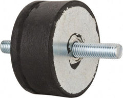 Tech Products - 540 Lb Capacity, 1/2-13 Stud/Stud Vibration Isolator - 3-1/8" Diam, 1-1/2" High - Exact Tool & Supply