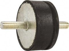 Tech Products - 980 Lb Capacity, 1/2-13 Stud/Stud Vibration Isolator - 3-1/8" Diam, 1-1/2" High - Exact Tool & Supply