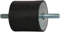 Tech Products - 910 Lb Capacity, 1/2-13 Stud/Stud Vibration Isolator - 3-1/8" Diam, 3" High - Exact Tool & Supply