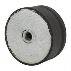 Tech Products - 950 Lb Capacity, 1/2-13 Plate/Plate Vibration Isolator - 3-1/8" Diam, 1-1/2" High - Exact Tool & Supply