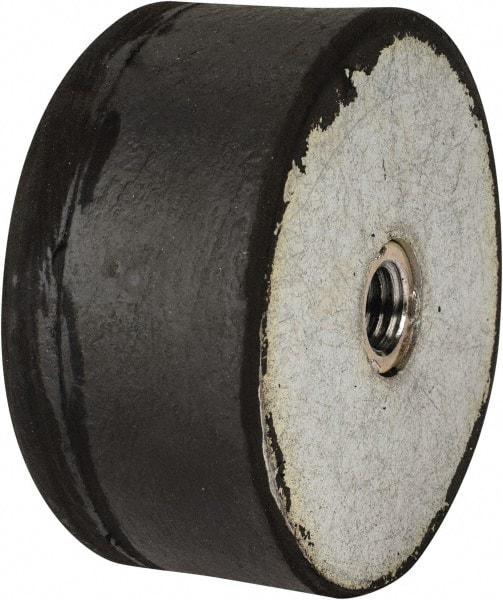 Tech Products - 1260 Lb Capacity, 1/2-13 Plate/Plate Vibration Isolator - 3-1/8" Diam, 1-1/2" High - Exact Tool & Supply