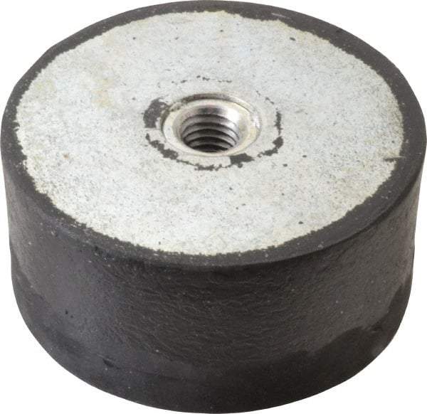 Tech Products - 1550 Lb Capacity, 1/2-13 Plate/Plate Vibration Isolator - 3-1/8" Diam, 1-1/2" High - Exact Tool & Supply