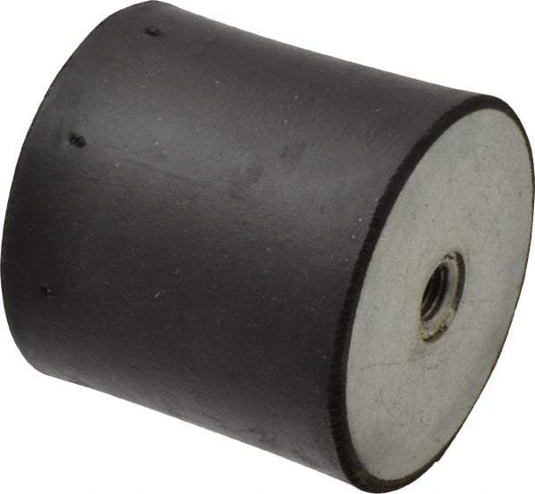 Tech Products - 250 Lb Capacity, 1/2-13 Plate/Plate Vibration Isolator - 3-1/8" Diam, 3" High - Exact Tool & Supply