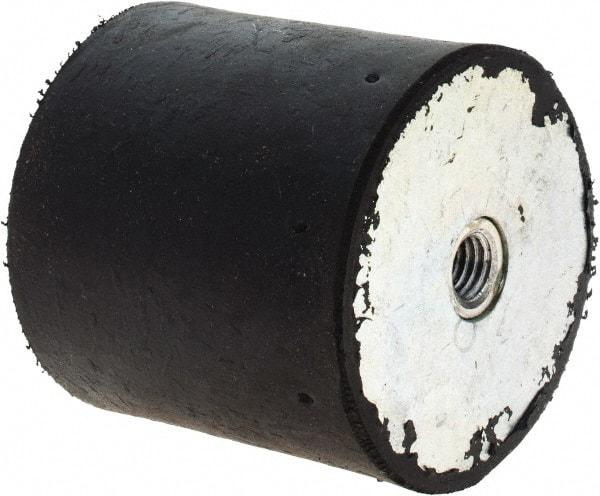 Tech Products - 410 Lb Capacity, 1/2-13 Plate/Plate Vibration Isolator - 3-1/8" Diam, 3" High - Exact Tool & Supply