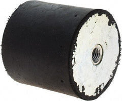 Tech Products - 410 Lb Capacity, 1/2-13 Plate/Plate Vibration Isolator - 3-1/8" Diam, 3" High - Exact Tool & Supply
