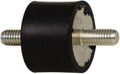 Tech Products - 55 Lb Capacity, M6 Stud/Stud Vibration Isolator - 25mm Diam, 19mm High - Exact Tool & Supply