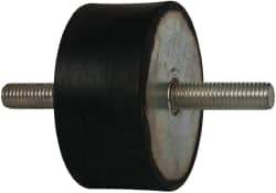 Tech Products - 360 Lb Capacity, M12 Stud/Stud Vibration Isolator - 79mm Diam, 38mm High - Exact Tool & Supply