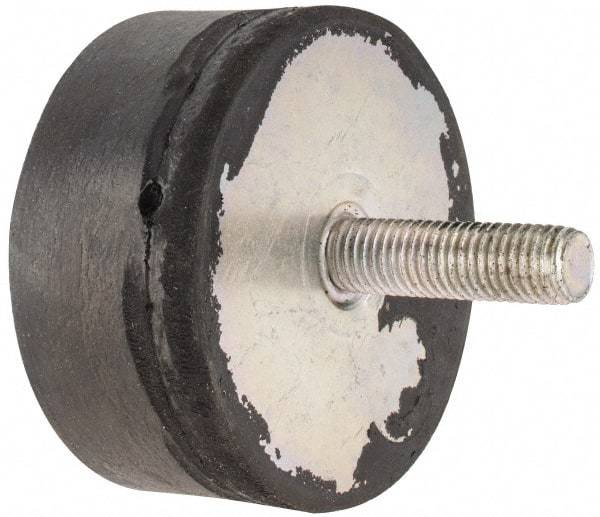 Tech Products - 540 Lb Capacity, M12 Plate/Plate Vibration Isolator - 79mm Diam, 38mm High - Exact Tool & Supply