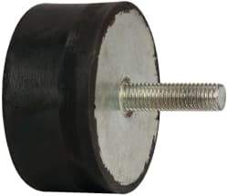 Tech Products - 760 Lb Capacity, M12 Plate/Plate Vibration Isolator - 79mm Diam, 38mm High - Exact Tool & Supply