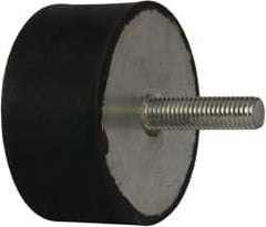 Tech Products - 1815 Lb Capacity, M12 Plate/Stud Vibration Isolator - 79mm Diam, 38mm High - Exact Tool & Supply
