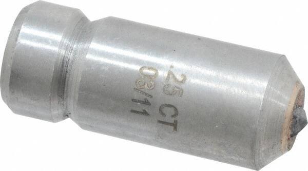 Made in USA - 1/4 Carat Single Point Diamond Dresser - 1-1/8" Long x 7/16" Shank Diam - Exact Tool & Supply