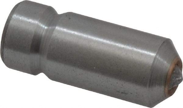 Made in USA - 3/4 Carat Single Point Diamond Dresser - 1-1/8" Long x 7/16" Shank Diam - Exact Tool & Supply
