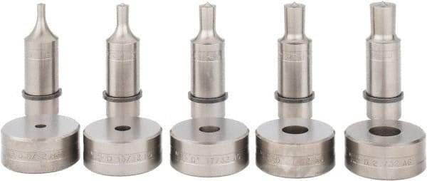 Metalpro - Ironworker Punch & Die Sets Set Type: Punch & Die Punch/Die Shape: Round - Exact Tool & Supply
