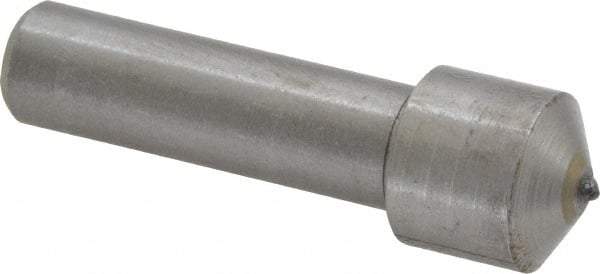 Value Collection - 1/4 Carat Single Point Diamond Dresser - 1-1/2" Long x 7/16" Shank Diam, 5/8" Diam x 5/8" Thick Head - Exact Tool & Supply