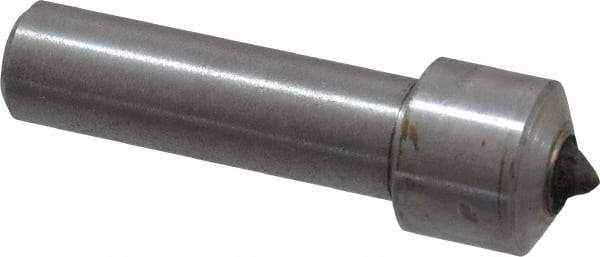 Value Collection - 2 Carat Single Point Diamond Dresser - 1-1/2" Long x 7/16" Shank Diam, 5/8" Diam x 5/8" Thick Head - Exact Tool & Supply