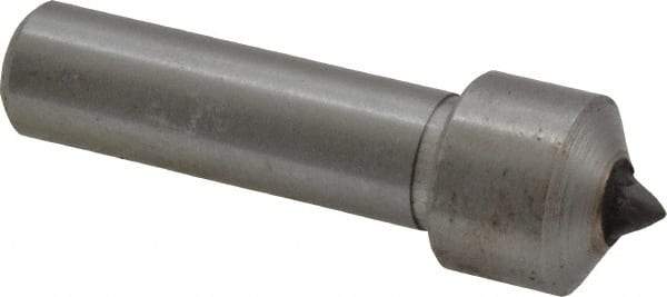Value Collection - 3 Carat Single Point Diamond Dresser - 1-1/2" Long x 7/16" Shank Diam, 5/8" Diam x 5/8" Thick Head - Exact Tool & Supply