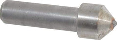 Made in USA - 3/4 Carat Single Point Diamond Dresser - 1-1/2" Long x 7/16" Shank Diam, 5/8" Diam x 5/8" Thick Head - Exact Tool & Supply