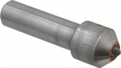 Made in USA - 2 Carat Single Point Diamond Dresser - 1-1/2" Long x 7/16" Shank Diam, 5/8" Diam x 5/8" Thick Head - Exact Tool & Supply