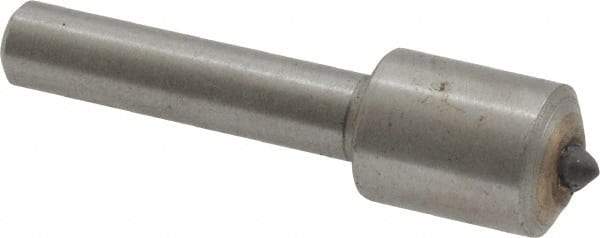 Value Collection - 1 Carat Single Point Diamond Dresser - 1-1/8" Long x 1/4" Shank Diam, 7/16" Diam x 5/8" Thick Head - Exact Tool & Supply