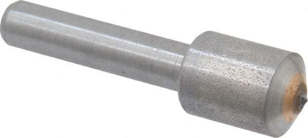 Made in USA - 1/4 Carat Single Point Diamond Dresser - 1-1/8" Long x 1/4" Shank Diam, 7/16" Diam x 5/8" Thick Head - Exact Tool & Supply