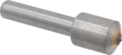 Made in USA - 1/4 Carat Single Point Diamond Dresser - 1-1/8" Long x 1/4" Shank Diam, 7/16" Diam x 5/8" Thick Head - Exact Tool & Supply