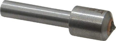 Made in USA - 3/4 Carat Single Point Diamond Dresser - 1-1/8" Long x 1/4" Shank Diam, 7/16" Diam x 5/8" Thick Head - Exact Tool & Supply