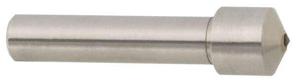Made in USA - 2 Carat Single Point Diamond Dresser - 2" Long x 7/16" Shank Diam, 5/8" Diam x 5/8" Thick Head - Exact Tool & Supply